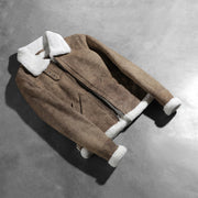 Sherilyn B-3 블랙 가죽 봄버 자켓 여성용 – alternate product view 7