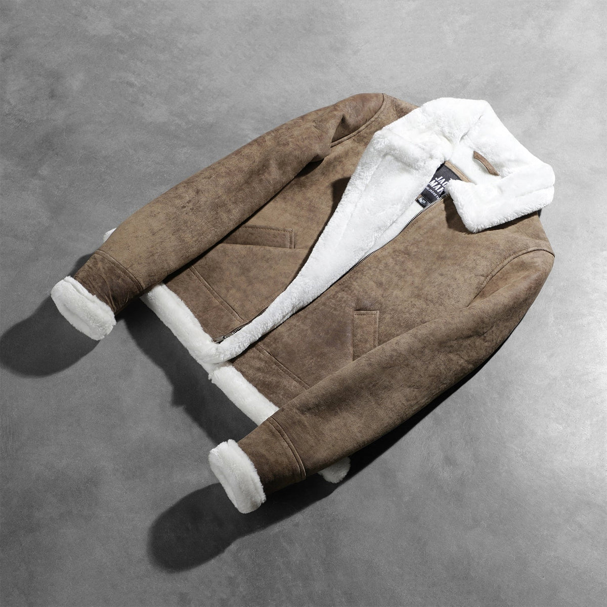 Sherilyn B-3 블랙 가죽 봄버 자켓 여성용 – alternate product view 8