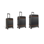 Urban Graphite Suitcase Set Front Pocket Zuna 여성용, front view