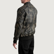 Sven 가죽 봄버 자켓 남성용 – alternate product view 6