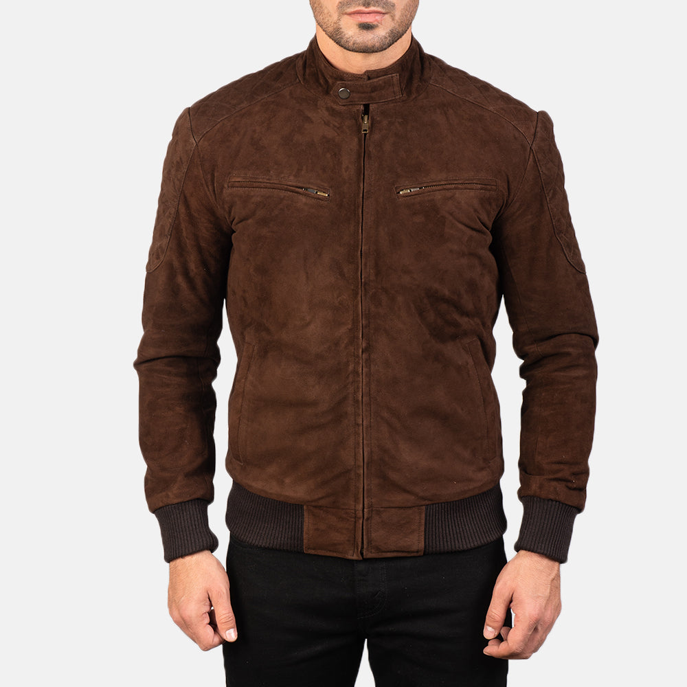 Sven 가죽 봄버 자켓 남성용 – alternate product view 4