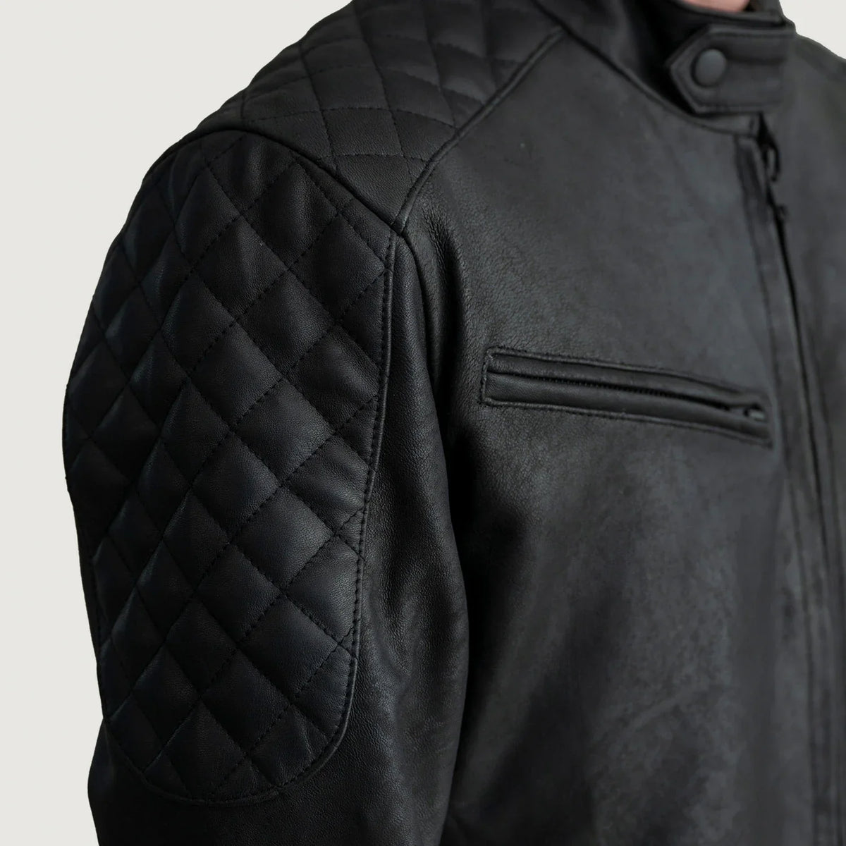 Sven 가죽 봄버 자켓 남성용 – alternate product view 5