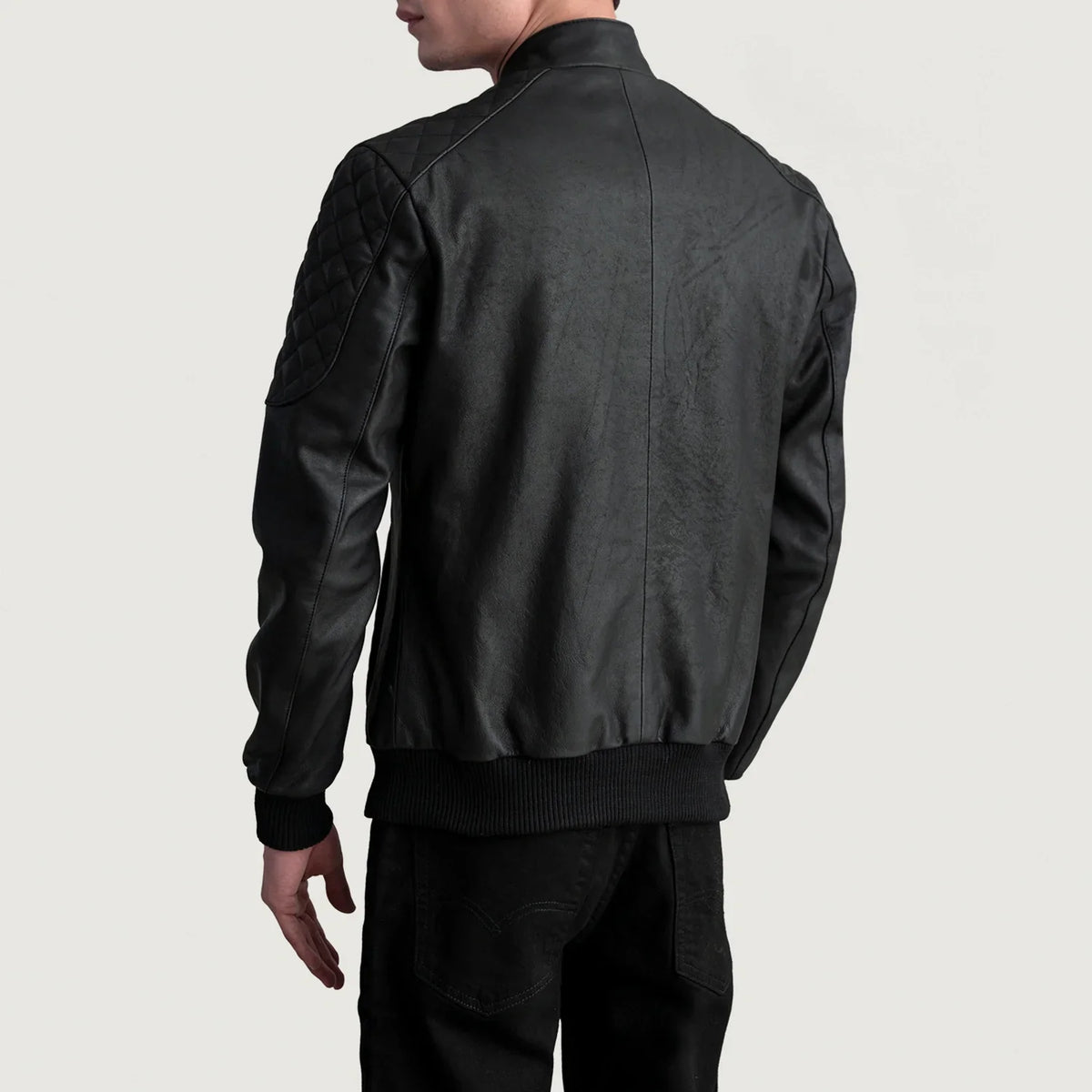 Sven 가죽 봄버 자켓 남성용 – alternate product view 6