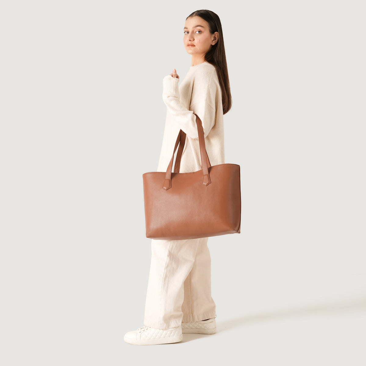 
The Bianca 가죽 토트백 – alternate product view 2