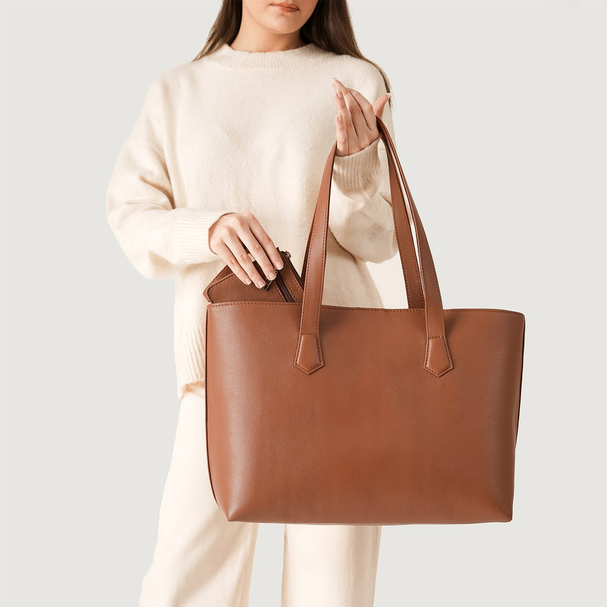 
The Bianca 가죽 토트백 – alternate product view 9