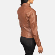 Tomachi Red 가죽 자켓 여성용 – alternate product view 5