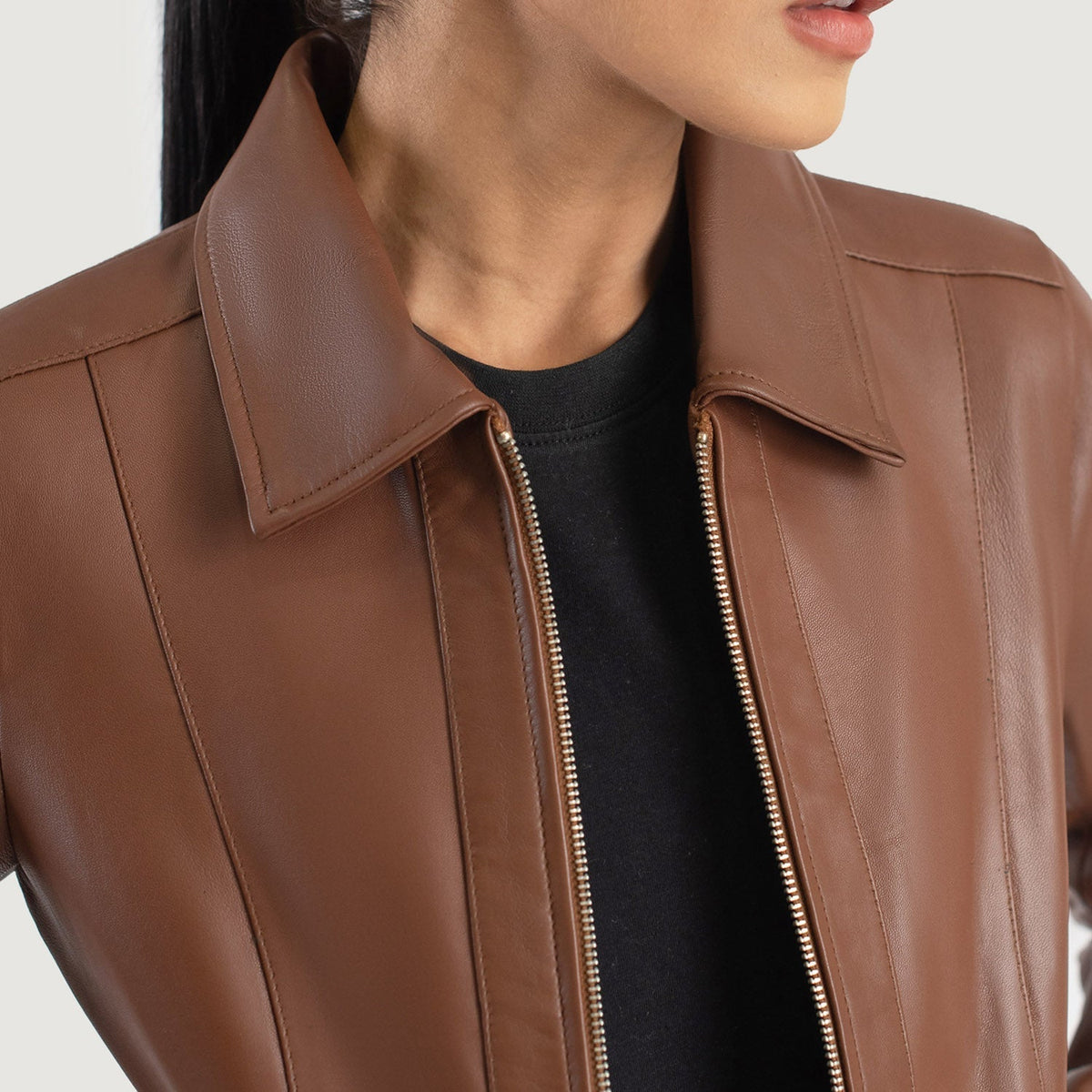 
Vixen Classic Collar 가죽 자켓 여성용 – alternate product view 6
