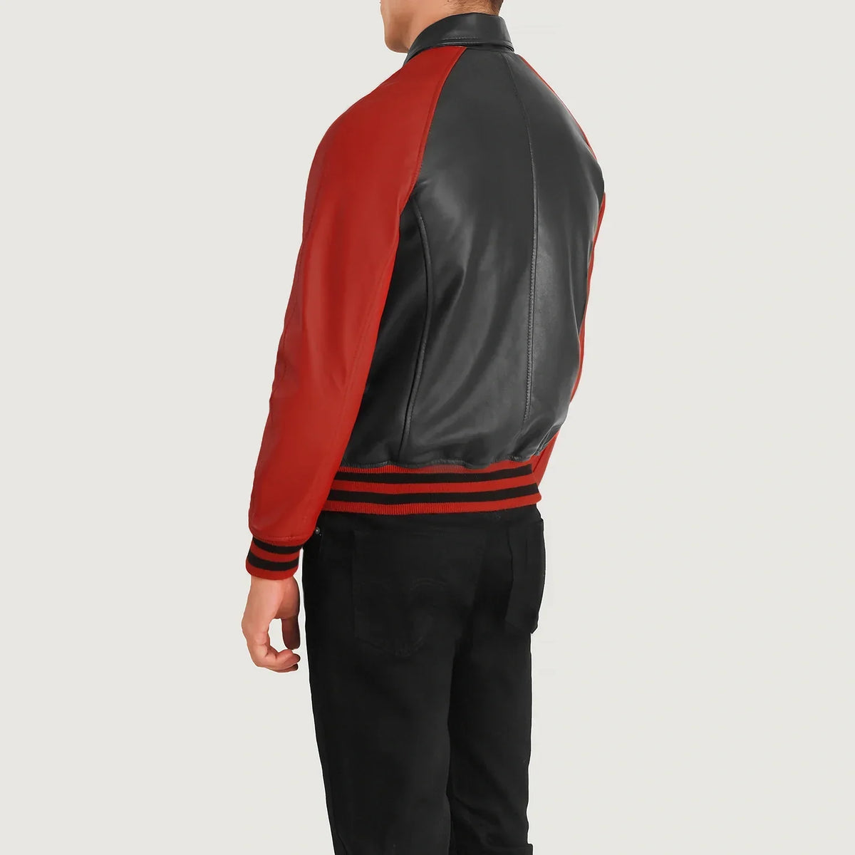Walton Varsity 가죽 자켓 남성용 – alternate product view 5