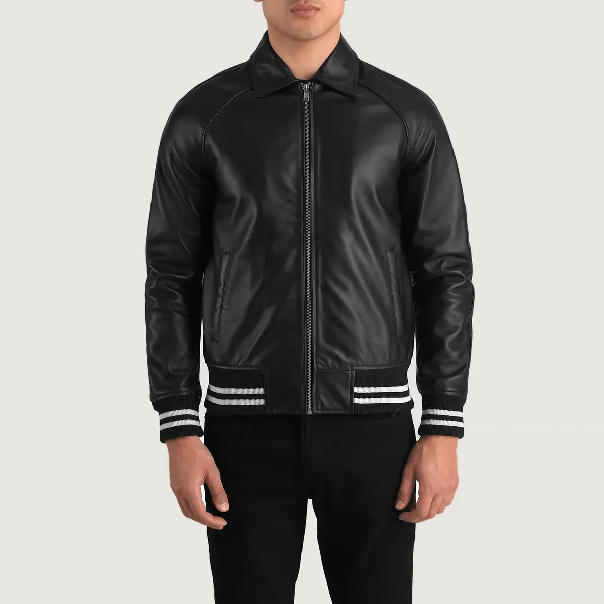 Walton Varsity 가죽 자켓 남성용 – alternate product view 4