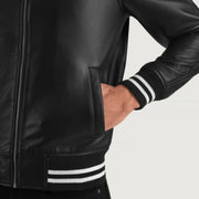 Walton Varsity 가죽 자켓 남성용 – alternate product view 6