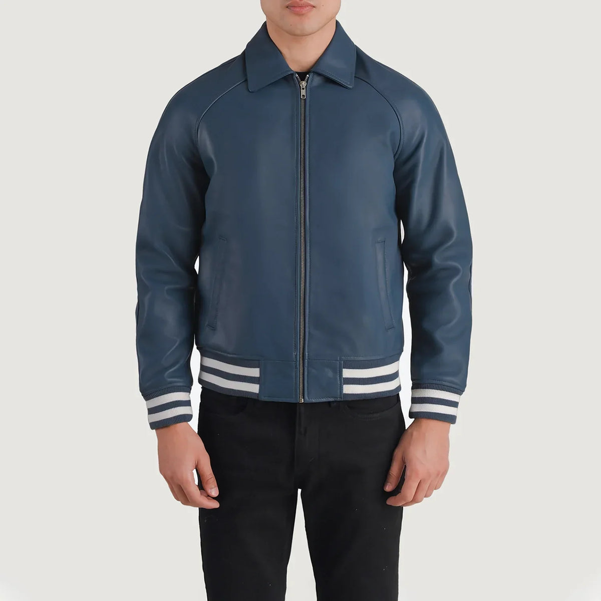 Walton Varsity 가죽 자켓 남성용 – alternate product view 1