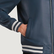 Walton Varsity 가죽 자켓 남성용 – alternate product view 5