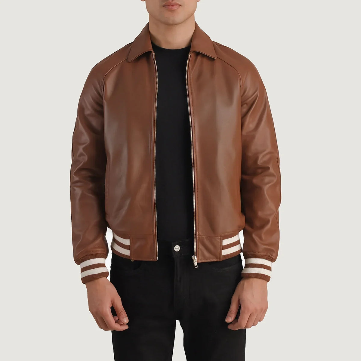 Walton Varsity 가죽 자켓 남성용 – alternate product view 1