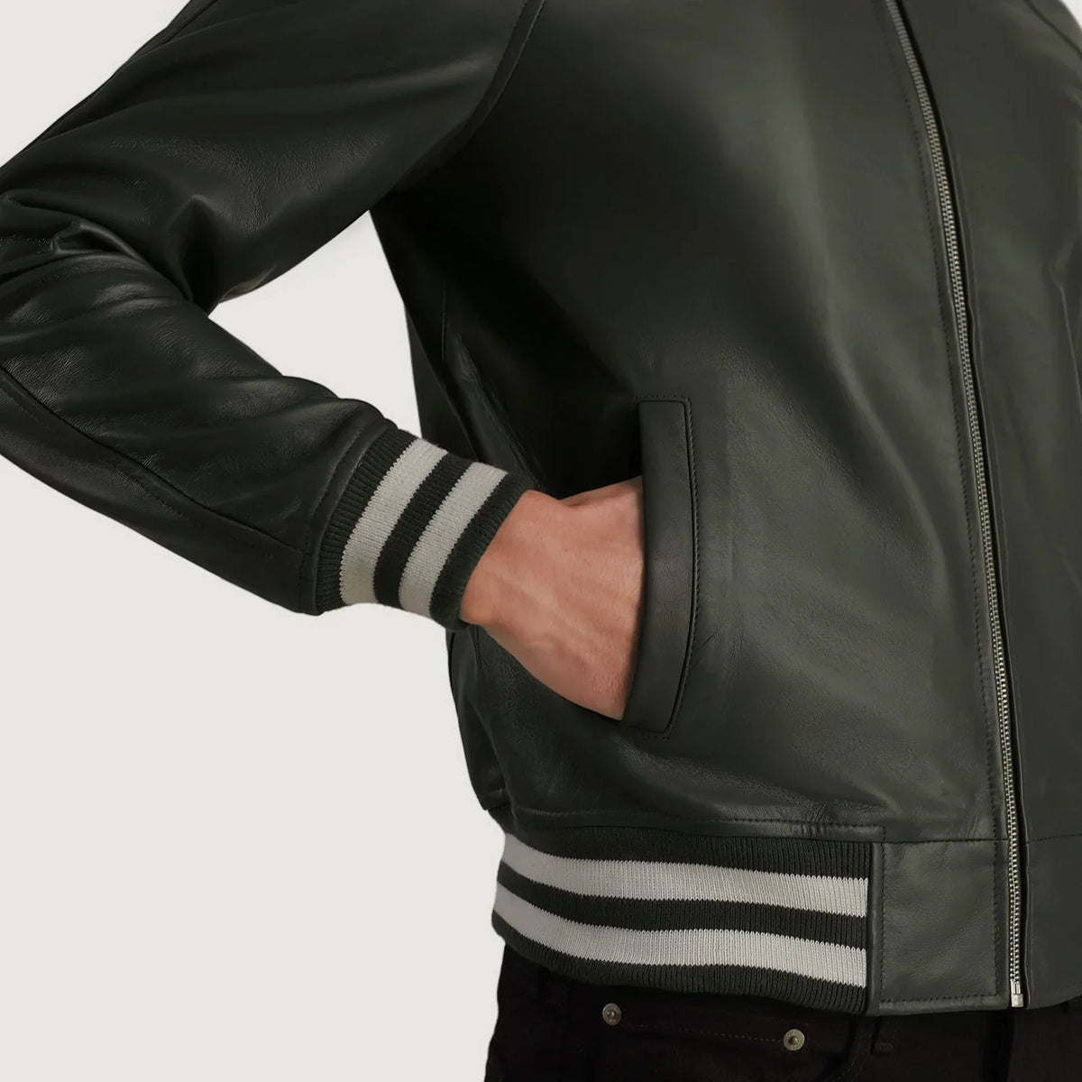Walton Varsity 가죽 자켓 남성용 – alternate product view 6