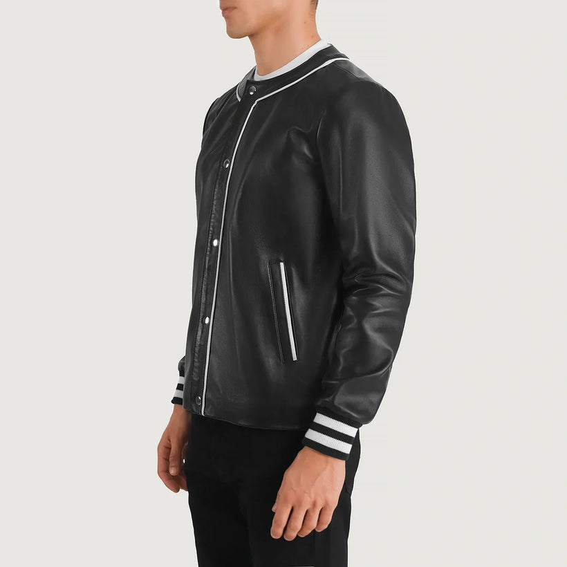 Willis Varsity 가죽 자켓 남성용