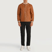 Willis Varsity 가죽 자켓 남성용 – alternate product view 3