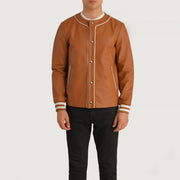 Willis Varsity 가죽 자켓 남성용 – alternate product view 4