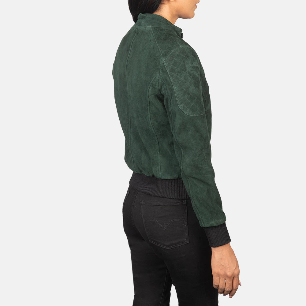 
Zenna 가죽 항공 점퍼 봄버 여성용 – alternate product view 5