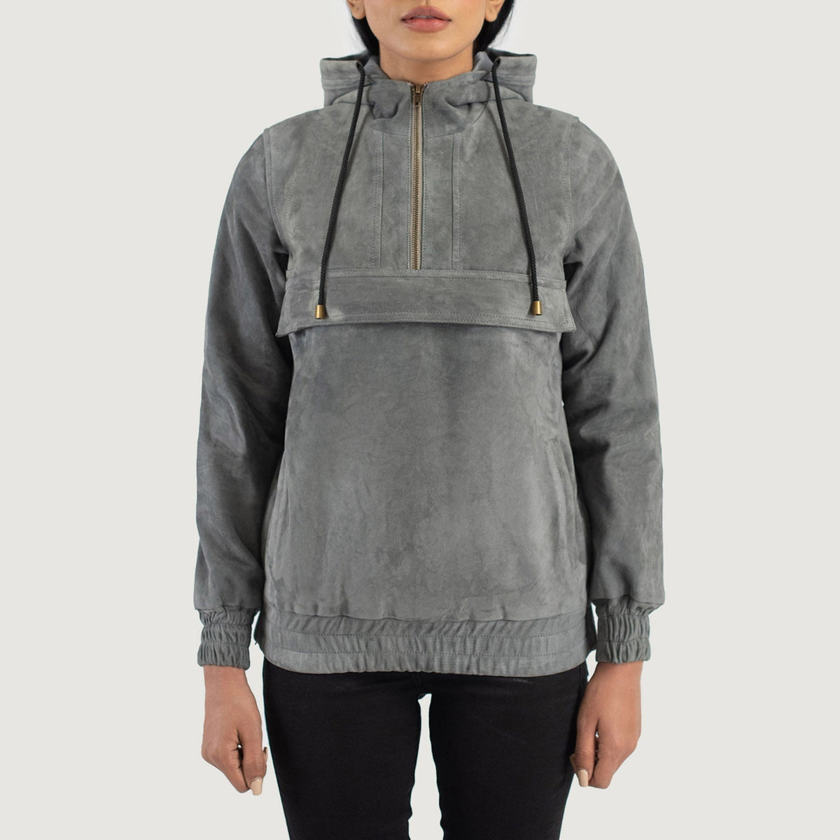 Zest Hooded Pullover 가죽 자켓 여성용 – alternate product view 1