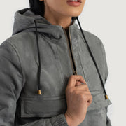 Zest Hooded Pullover 가죽 자켓 여성용 – alternate product view 4